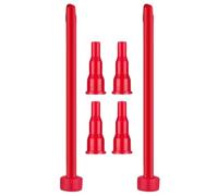 Genérico Adaptador Gas para Mecheros Diseño Compacto y Boquilla de Cilindro para Recarga de Gas en Camping y Uso Exterior, Kit de 2 Sets en Plástico Abs