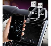 Genérico Adaptador Inalámbrico para Coche | Dispositivo De Conexión Automática Rápida | Convertidor Inteligente Desplazamientos Diarios Viajes De Larga Distancia Conducción En La Ciudad Llamadas Manu