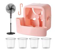 Genérico Adaptador Refrescante Con Para Ventilador, De Nebulización, Accesorios Refrescantes Para Eventos Terrazas Balcones Jardines Y Áreas Exteriores