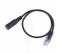 Generico Adaptador RJ9 a 3,5 mm - Smartphone de 15 cm, Cable convertidor Audio, Cabeza y Conector in | Adaptador RJ9 Compatible con Jack de 3,5 mm para teléfonos, Auriculares para Ordenador