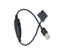 Genérico Adaptador USB A Ventilador,Conector USB De 3/4 Pines PWM | Regulador de Velocidad del Ventilador - para de Enfriamiento de Dispositivos Electrónicos de Computadora de Escritorio PC