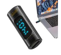 Generico Adaptador USB C a USB C, adaptador C hembra a hembra | Adaptador tipo C a tipo C de 140 W con pantalla digital | de C de 40 Gbps de carga rápida con indicador