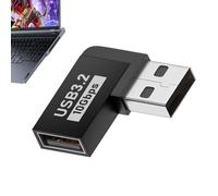 Genérico Adaptador USB de 90 Grados, Adaptador USB de ángulo Recto | USB3.0 Macho a Hembra - Conector Extensor, Adaptador de Conector para portátiles, teléfono, PC