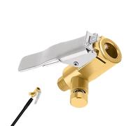 Generico Adaptadores neumáticos, boquilla para bomba de inflado con abrazadera - Casquillo ajustable para tubo de aire | para ciclismo, scooter, motocicleta al aire libre