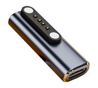 Genérico Adaptateur Chargeur Magnétique - Connecteur Type C Aimanté | Adaptateur Rapide en d’Aluminium | Charge Sécurisée et Stable pour Smartphone, Tablette & Appareils Électroniques