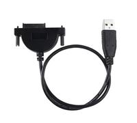 Genérico Adapter Usb Cable - Portable to Usb Cable, External Data Cord | Reliable Storage Accessory Drive Upgrade Cord Computer Storage Cable for Laptops, It Work, Student Use, Travel Kits