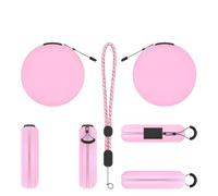 Genérico Adecuado para Tamagotchi Paradise el Estuche de Almacenamiento de la Máquina para Mascotas con Correa De Mano, Bolsa De Almacenamiento A Prueba De Polvo Y Golpes (Rosa)