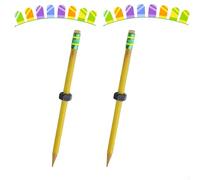 Genérico ADHD Fidget Pencil, Threaded Fidget Pencil for Adhd,Textured Pencils Quite Fidget for Autism Kids Calming (2pcs)