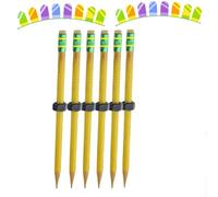 Genérico ADHD Fidget Pencil, Threaded Fidget Pencil for Adhd,Textured Pencils Quite Fidget for Autism Kids Calming (6pcs)