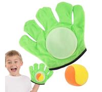 Genérico Adhesive Ball Mitt Toy - Grip Paddle, Throw Bat for Family Bond, Suction Sphere Game with Outdoor Fun, Play Gear, Sticky Orb Kit for Garden Sport and Park Leisure