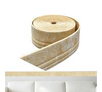 Genérico Adhesive Baseboard Wall Trim - Waterproof Stick On Molding for Room Decoration | Flexible Edge Cover Strip with Peel Back Installation, Interior Border Accent for Hotel Office Apartment