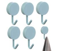 Genérico Adhesive Hooks - 5x3cm Towel Hook Wall Mount Set Of 5, Easy To Install No Drill Decorative Holder Versatile Rack Towel Hook Wall Mounted Home Decor For Home, Kitchen, Bathroom