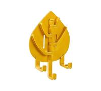 Genérico Adhesive Hooks - Strong Adhesive Leaves Shape Storage | Wall Coat Hanger Multi Hooks,for Bathroom Living Room Dorm Jackets Clothes Gloves Keys Scarves Purses Bags