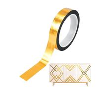 Genérico Adhesive Strip for Crafts - Thin Foil Washi Decorative Tape | Decorative Wall Trim for Car Clothes Furniture Glass Interior Mirror Picture Vase Detailing Frame