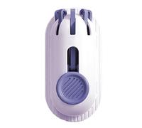 Genérico Adhesive Wall Hooks - 5-Claw Telescopic Storage Organizer | ABS 6.8 Inches Orğanizer Rack, Removable Hanger For Bathroom Bedroom Living Room Entryway Apartment Towel Coat Key Use