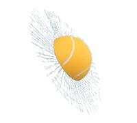 Generico Adhesivo de roto - PVC 10 × 10 cm | Pelota de tenis broma | Pegatina 3D Ventana | Adhesivo autoadhesivo de para parabrisas coche