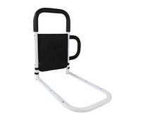 Genérico Adjustable Bed Assist Rail - Non Slip Grab Handle | Safety Rail with Storage Pocket, Bedside Support with Easy Grip for Seniors, Hospital Patient Room Bed Guard for Elderly Use