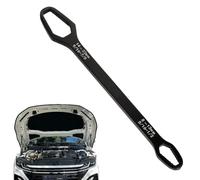 Genérico Adjustable Car Wrench, Double Ended Spanner, 9.06x1.57 Inches Nut Tool with 3mm-24mm Fit Range, Bike Repair Tool, Steel Wrench with Sturdy Build, Automotive DIY for Mechanical Maintenance