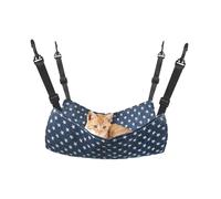 Genérico Adjustable Cat Hammock, Soft Hangable Bed Ferret, Kitten, Puppy, Color Blue Breathable Double-Sided Pet Swinging Bed Cozy and Comfortable for Mice, Hamsters