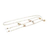Genérico Adjustable Chain Glasses Holders, Stylish Starfish Shell Strap with Grip, Functional Outdoor Gear, Travel Beach Vacation Details, Holiday Everyday Wear Fashion Usage, dorado, Se référer au