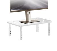 Genérico Adjustable Computer Stand - Monitor Holder 37x23cm, Desk Riser | Cold Rolled Steel Stand For Laptops Monitors Ergonomic Height Adjustable Workstation Office Desk Neck Shoulder Relief