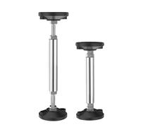 Genérico Adjustable Furniture Legs, Stainless Steel Support Poles, Under Cabinet Pole, 24-37,28-42,38-52cm Sturdy Design, 2-Pack, Ideal para gabinetes y muebles en casa