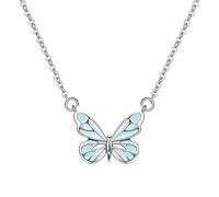 Genérico Adjustable Glow-in-the-dark,Butterfly Necklace - Butterfly Necklace, for Friend | for Home Outdoor School Girlfriend Wife Friend