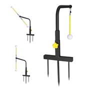 Genérico Adjustable Golf Swing Trainer - Practice Stand Training Tool, Height Adjustable Golf Practice Equipment, Swing Alignment Aid, Outdoor Sports Accessory, Garden, Men, Golfers, Golfing Game