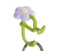 Genérico Adjustable Heavy Duty No-Drill Flower Organizer - Desk Bag Hook For Handbags Wallet Umbrella | Bag Holder For Table Coat Jacket Schoolbag Organizer Offices Cubicle Home Chair