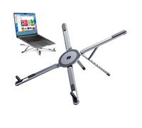 Genérico Adjustable Laptop Stand, Foldable Aluminum Laptop Holder