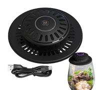 Genérico Adjustable LED Grow Lamp - 3W Rotating Base Lighting System, Rechargeable Multifunctional Plant Light, Compact Indoor Garden Tool, Sleek Modern Design | For Desktop Bonsai & Aquatic Tanks