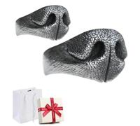 Genérico Adjustable Open Dog Nose Shape Jewelry Ring,Cute Animal Themed Vintage Opening Rings,Handmade Unique Novelty Ring,Men and Women Abstract Art Accessories with Gift Boxed
