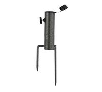 Genérico Adjustable Outdoor Umbrella Holder - Heavy Duty Iron Stand, Durablee Ground Support Base | For Sand Beach Garden Patio Camping Shade Stability Use, Umbrella Base, Sand, Patio Accessory