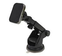 Genérico Adjustable Phone Holder for Car, Magnetic Suction Mount, Shockproof Dashboard Grip, 360° Rotation Head, Strong Windshield Seal, Hands- Use, Secure Fit, Perfect for Driving, Navigation