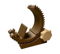 Genérico Adjustable Phone Holder Stand - Funny Tilting Gear Mobile, Stand ABS Material with Anti Slip Base for Office Dorm Table Shelf Car Vehicle Sedan SUV Dashboard Travel Road Trip Viewing Support