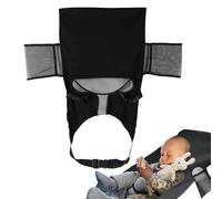 Genérico Adjustable Plane Footrest, Travel Hammock, 31.1 Inches Handheld Size with Universal Buckles, Durable Fabric Childcare Accessory, Modern Style with Side Pockets, Gift for Air Travel and Car
