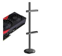 Genérico Adjustable Sag Bracket, Magnetic Non-Slip Support Stand, 3-5 Inches Universal Holder with Jack Adjustment, Aluminum Alloy Graphics Card Support with Anti-Slip Base, Computer Hardware