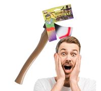 Genérico Adjustable Scary Axe Headwear, Through Head Axe Prop Adults Kids | Halloween Props for Party, Teens, Adults, Fake Axe Headpiece, Cosplay Headwear, Creepy Dress Up Accessory