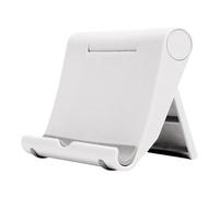 Genérico Adjustable Tablet Desk Stand - Folding Smartphone Holder Cradle | Universal Mobile Phone Dock, Desktop Accessory Stand, Lightweight Travel Bedside For Cell Device Home Office