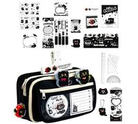 Genérico Adorable Cat Stationery, Cartoon Writing Supplies, Memo Pads with Cute Prints, Paper Note Sheets, Desk Accessories with Kawaii Style, Study Set for School Office Home Work