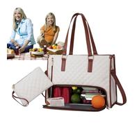 Genérico Adorable Food Container - Cute Tote Bags | 23x13x20cm Pack Lunch with Smooth Zipper, Meal Box with Lightweight Design, Food Organizer, Snack Storage for Kids