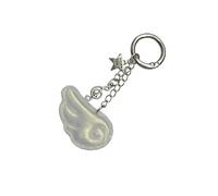 Genérico Adorable llavero de acrílico con de ángel Estilos coreanos Bolso Dulce regalo para adolescentes Auriculares Correa Decoraciones para teléfonos Llavero de estilos coreanos