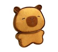 Genérico Adorable Toast Capybara Plush Toy, Soft Stuffed Animal, Huggable Companion Doll for Kids and Adults, Cozy Home Decoration and Cuddly Bedtime Buddy, Friends, Children