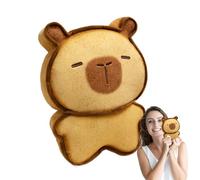 Genérico Adorable Toast Capybara Plush Toy, Soft Stuffed Animal, Huggable Companion Doll for Kids and Adults, Cozy Home Decoration and Cuddly Bedtime Buddy, Friends, Children