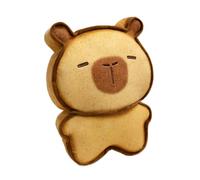 Genérico Adorable Toast Capybara Plush Toy, Soft Stuffed Animal, Huggable Companion Doll for Kids and Adults, Cozy Home Decoration and Cuddly Bedtime Buddy, Friends, Children