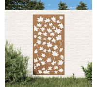 Genérico Adorno de Pared jardín Acero corten diseño Hoja Arce 105x55 cm,Decoración,Obras de Arte,Carteles, copias y Arte visual-824479