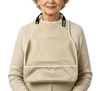 Genérico Adult Bibs for Eating, Reusable Waterproof Washable Crumb Catcher, Cloth ing P rotector Seniors Bibs, for Home Restaurant Hospital Outdoor Special Needs