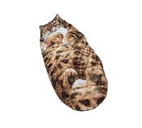 Genérico Adult Cat Sleeping Bag - Plush Cat Shaped Bed, Soft Mattress Design | Nap Sack, Comfortable Pet Lounger For Adult Cats Kittens Home Relaxation