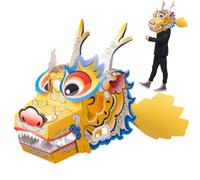 Genérico Adult Dragon Box Costume - Wearable Cardboard Dragon Toy