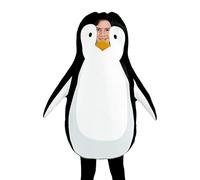 Genérico Adult Penguin Onesie Costume, Cartoon Animal Cosplay Pajamas Suit, Unisex Dress Up Outfit for Carnival Masquerade Party Performance Halloween Christmas Sleepwear Fun Home Lounge Wear Set